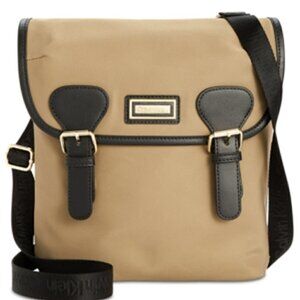 𝅺H58 Beige Florence 100% Nylon Crossbody Handbag